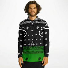 Load image into Gallery viewer, Superhero Society OG Black Grass Long Sleeve Polo Shirt