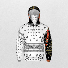 Load image into Gallery viewer, superhero Society OG WhiteBandana Hoodie