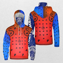 Load image into Gallery viewer, Superhero Society OG Classic Blue Night/Day Mask Hoodie