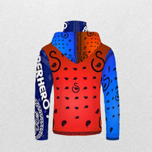 Load image into Gallery viewer, Superhero Society OG Classic Blue Night/Day Mask Hoodie