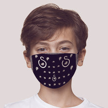 Load image into Gallery viewer, SS Standard Fit black Face Mask