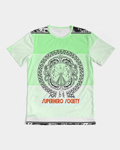 Load image into Gallery viewer, Superhero Society Green Glow Stripe Tee