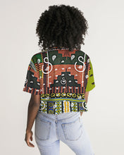 Load image into Gallery viewer, Superhero Society Culture Block Women's Lounge Cropped Tee