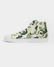 Load image into Gallery viewer, Superhero Society Lazy Green Camouflage Hightop Canvas Shoe