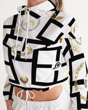 Load image into Gallery viewer, S Society Imperial Gold Women's Cropped Windbreaker