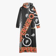 Load image into Gallery viewer, Superhero Society Long Sleeve Casual Hoodie Dress