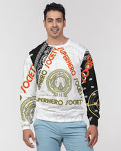 Load image into Gallery viewer, Superhero Society street wear edition 7 Men's Classic French Terry Crewneck Pullover