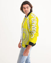 Load image into Gallery viewer, Superhero Society Moody Gold-tone Men's Bomber Jacket