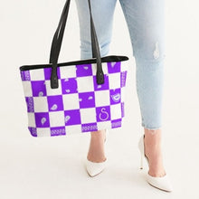 Load image into Gallery viewer, Superhero Society Purple Diamond Big Tote Bag