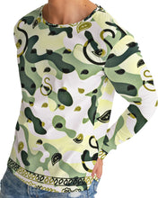 Load image into Gallery viewer, Superhero Society Lazy Green Camouflage Long Sleeve Tee