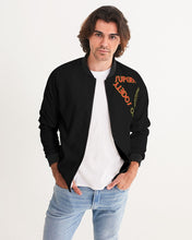 Load image into Gallery viewer, Superhero Society Classic Solid Black Men's Bomber Jacket