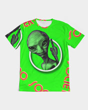 Load image into Gallery viewer, Superhero Society Zero Fuk Alien Green Tee
