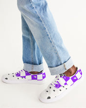 Load image into Gallery viewer, Superhero Society Purple Diamond Lace Low Top Shoe