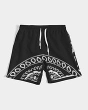 Load image into Gallery viewer, Superhero Society Black Shield Men's Swim Trunk