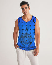 Load image into Gallery viewer, Superhero Society Blue Night Men's Sports Tank