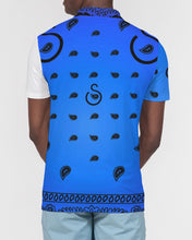 Load image into Gallery viewer, Superhero Society Blue Night Slim Fit Short Sleeve Polo