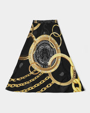 Load image into Gallery viewer, Superhero Society Gold Tears Women's A-Line Midi Skirt