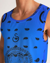 Load image into Gallery viewer, Superhero Society Blue Night Men's Sports Tank