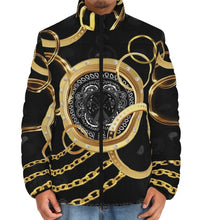Load image into Gallery viewer, Superhero Society Gold Tears Puffer Jacket