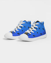 Load image into Gallery viewer, Superhero Society OG Classic Blue Night Kids Hightop Canvas Shoe