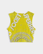 Load image into Gallery viewer, Superhero Society Moody Gold-tone Women's Twist-Front Tank