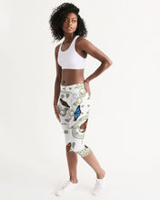 Load image into Gallery viewer, Superhero Society OG Golden Butterfly Women's Mid-Rise Capri