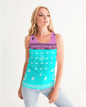Load image into Gallery viewer, Superhero Society Neon Blue Women's Tank