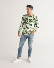 Load image into Gallery viewer, Superhero Society Lazy Green Camouflage Long Sleeve Tee