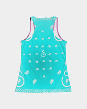 Load image into Gallery viewer, Superhero Society Neon Blue Women's Tank