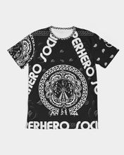 Load image into Gallery viewer, Superhero Society Black/White Twin Men's Tee