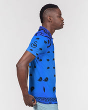 Load image into Gallery viewer, Superhero Society Blue Night Slim Fit Short Sleeve Polo
