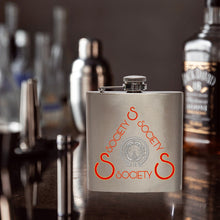 Load image into Gallery viewer, S Society 6oz Stainless Steel Classic Flask
