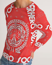 Load image into Gallery viewer, Superhero Society OG Red Long Sleeve Tee