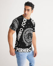 Load image into Gallery viewer, Superhero Society Black/White Twin Men's Tee