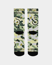 Load image into Gallery viewer, Superhero Society Lazy Green Camouflage Men's Socks