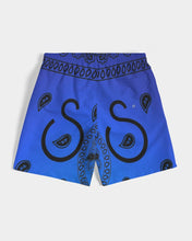 Load image into Gallery viewer, Superhero Society Blue Night Men's Swim Trunk