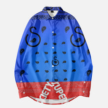 Load image into Gallery viewer, Superhero Society OG Classic Blue Night Day Sleeve Shirts