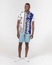 Load image into Gallery viewer, Superhero Society OG Classic Blue Night Men's Slim Fit Short Sleeve Polo