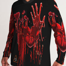 Load image into Gallery viewer, Superhero Society Spooky Love V-neck Long Sleeve Sport Jersey (LIMITED EDITION)