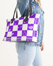 Load image into Gallery viewer, Superhero Society Purple Diamond Big Tote Bag