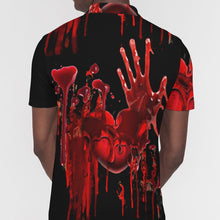 Load image into Gallery viewer, Superhero Society Spooky Love Men's Slim Fit Short Sleeve Polo