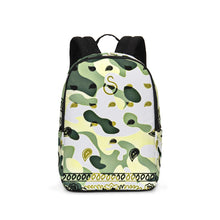 Load image into Gallery viewer, Superhero Society Lazy Green Camouflage Large Backpack