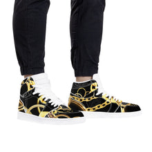 Load image into Gallery viewer, S Society Gold Tears High Top Leather Sneaker