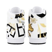 Load image into Gallery viewer, S Society Imperial Gold London High-Top Leather Sneakers
