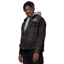 Load image into Gallery viewer, Superhero Society Classic Black Unisex Denim Jacket