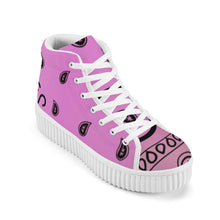 Load image into Gallery viewer, Superhero Society Jazzmen Pink Women's High Top Platform Shoes