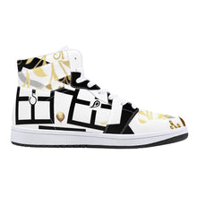 Load image into Gallery viewer, S Society Imperial Gold London High-Top Leather Sneakers