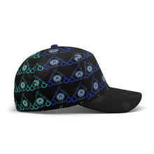 Load image into Gallery viewer, S Society Stacked Aqua Baseball Cap w/ Drawstring Bag
