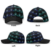 Load image into Gallery viewer, S Society Stacked Aqua Baseball Cap w/ Drawstring Bag
