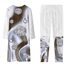 Load image into Gallery viewer, S Society Chrome Stone Long Sleeve Cardigan and Leggings Sets
